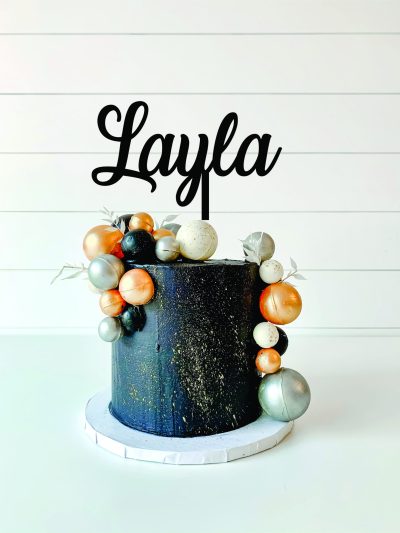 Custom Name topper only