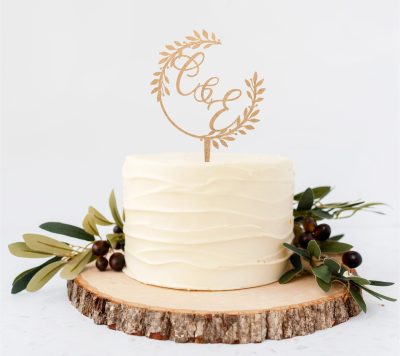 Mr & Mrs Personalised cake topper