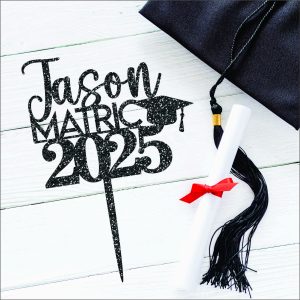 Matric personalised cake topper